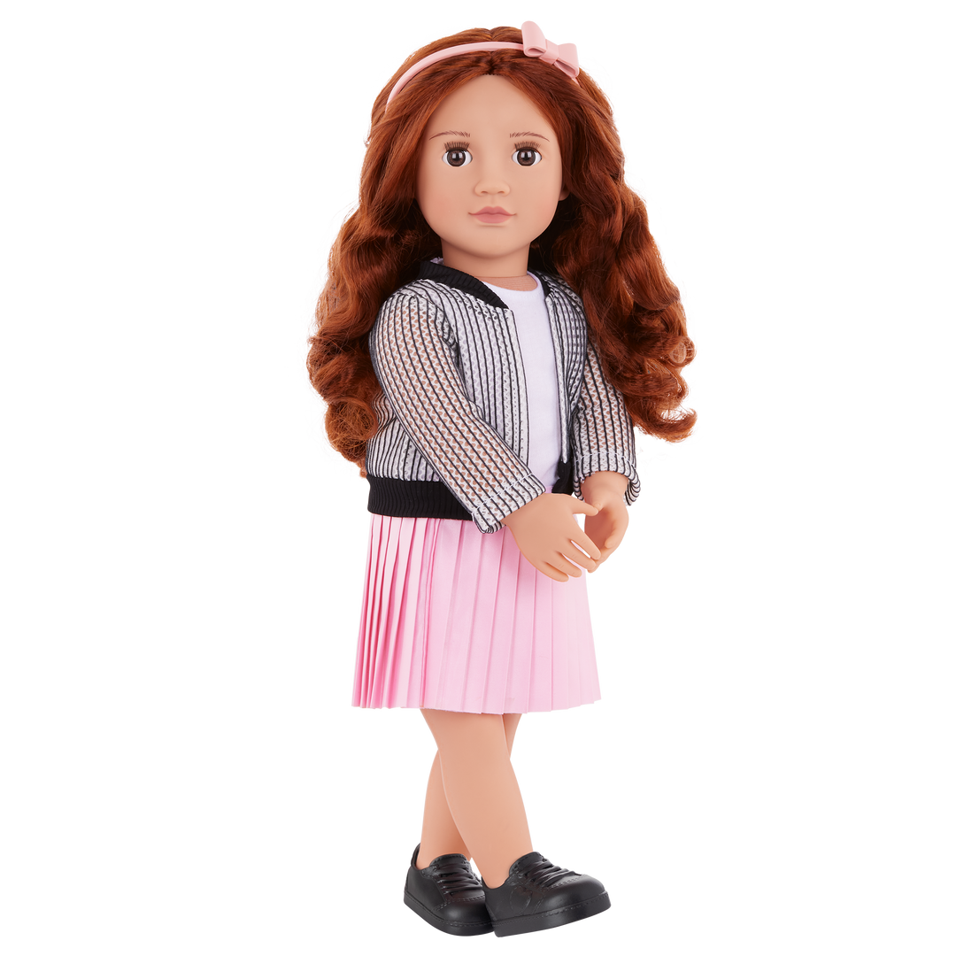 Jacinta - 46cm Doll with Auburn Hair & Brown Eyes - Toys & Gifts for Kids - Our Generation UK