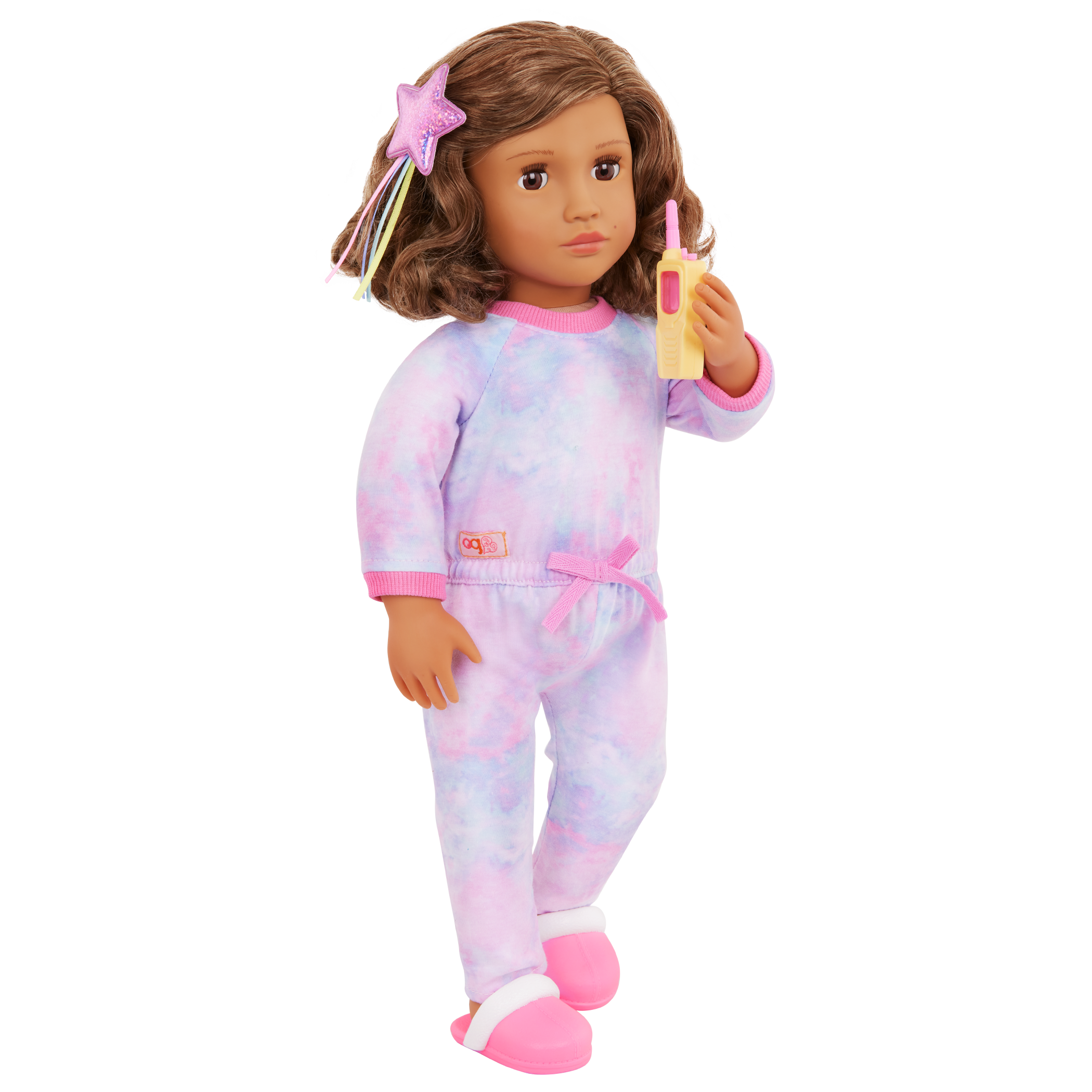 Luna - 46cm Sleepover Doll with Accessories - Brown Hair & Eyes - Gifts for Kids Ages 3 Years + - Our Generation UK