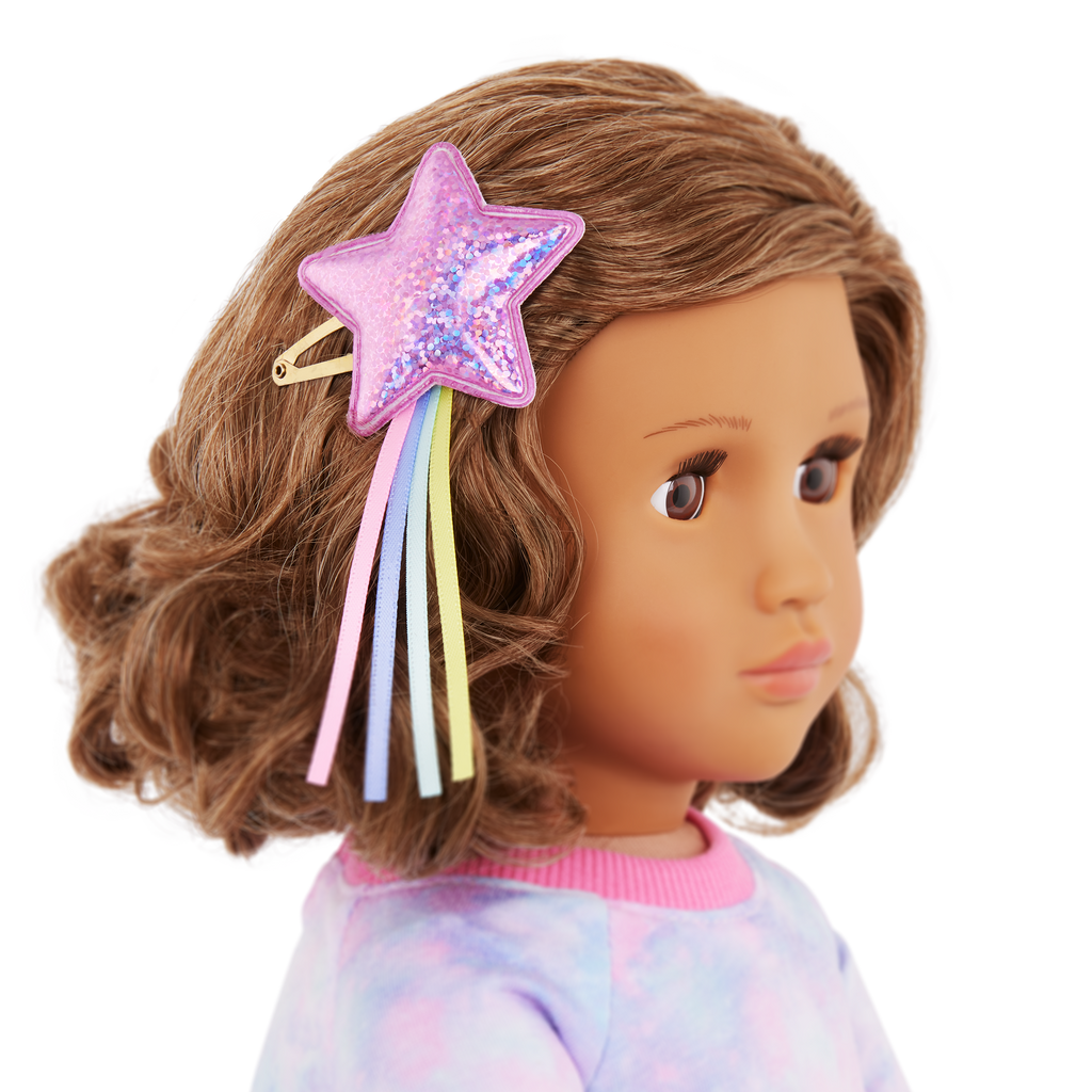 Luna - 46cm Sleepover Doll with Accessories - Brown Hair & Eyes - Gifts for Kids Ages 3 Years + - Our Generation UK