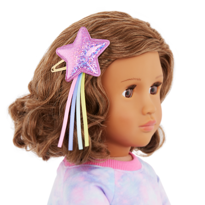 Luna - 46cm Sleepover Doll - OG Doll with Brown Hair & Eyes - Doll with Book and Sleepover Accessories - Toys & Gifts for Kids - Our Generation UK