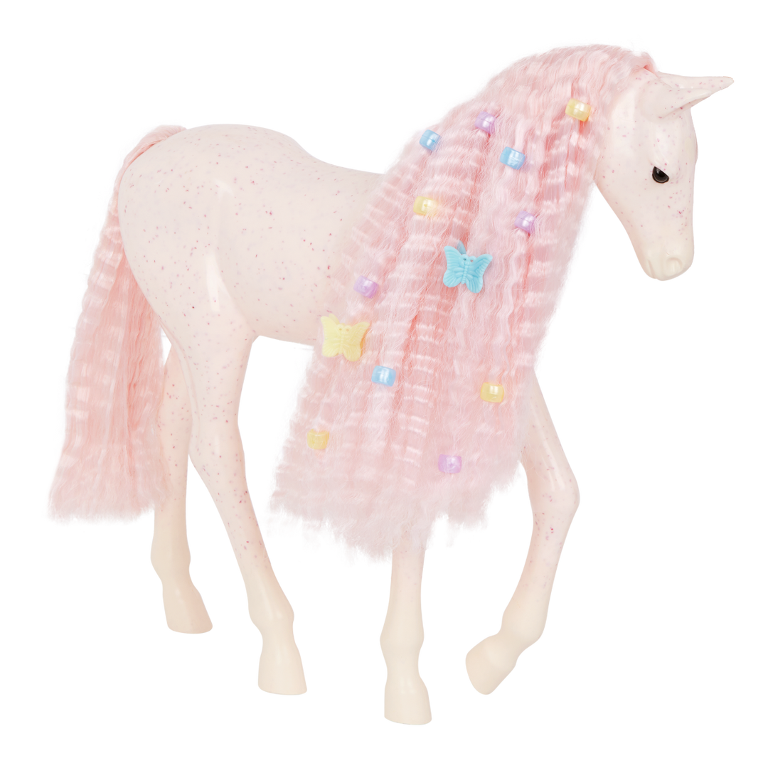 Elara & Lumina - 46cm OG Doll with Pet Foal - Doll with Pink Hair & Blue Eyes - Foal with Pink Hair & Brush - Doll & Pet - Gifts for Kids - Toys for Ages 3 to 12 Years - Our Generation