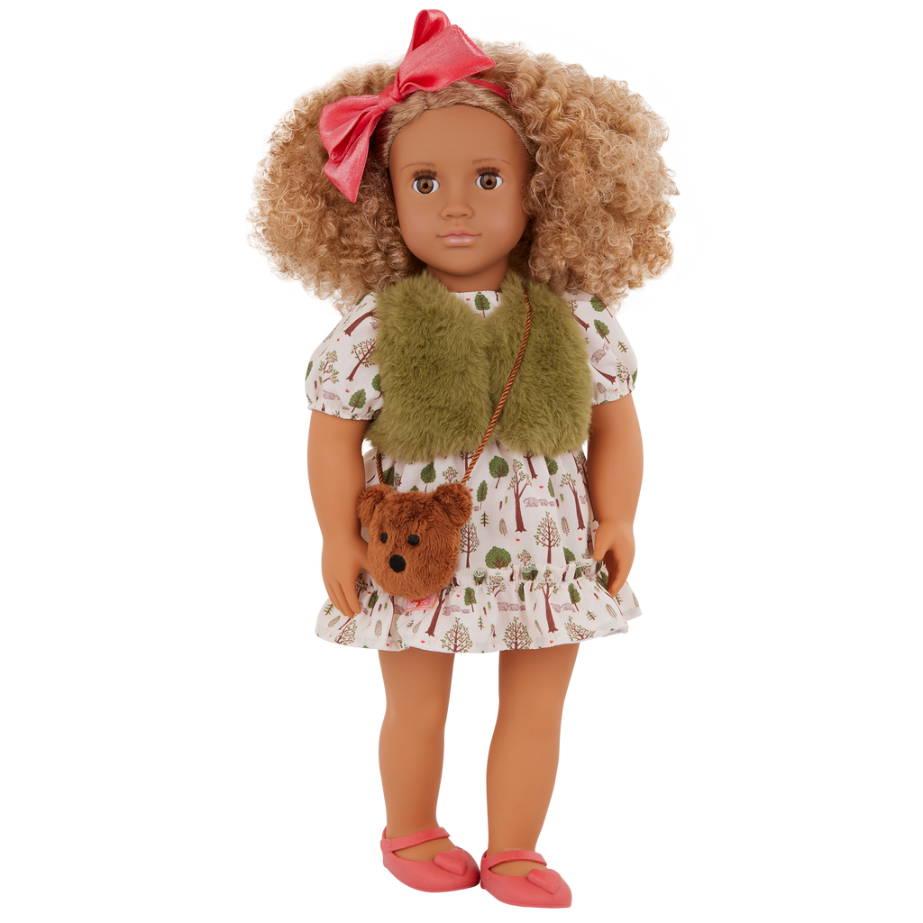 Addison - 46cm Fashion Doll - OG Doll with Light Brown Curly Hair - Toys for Kids - Our Generation UK