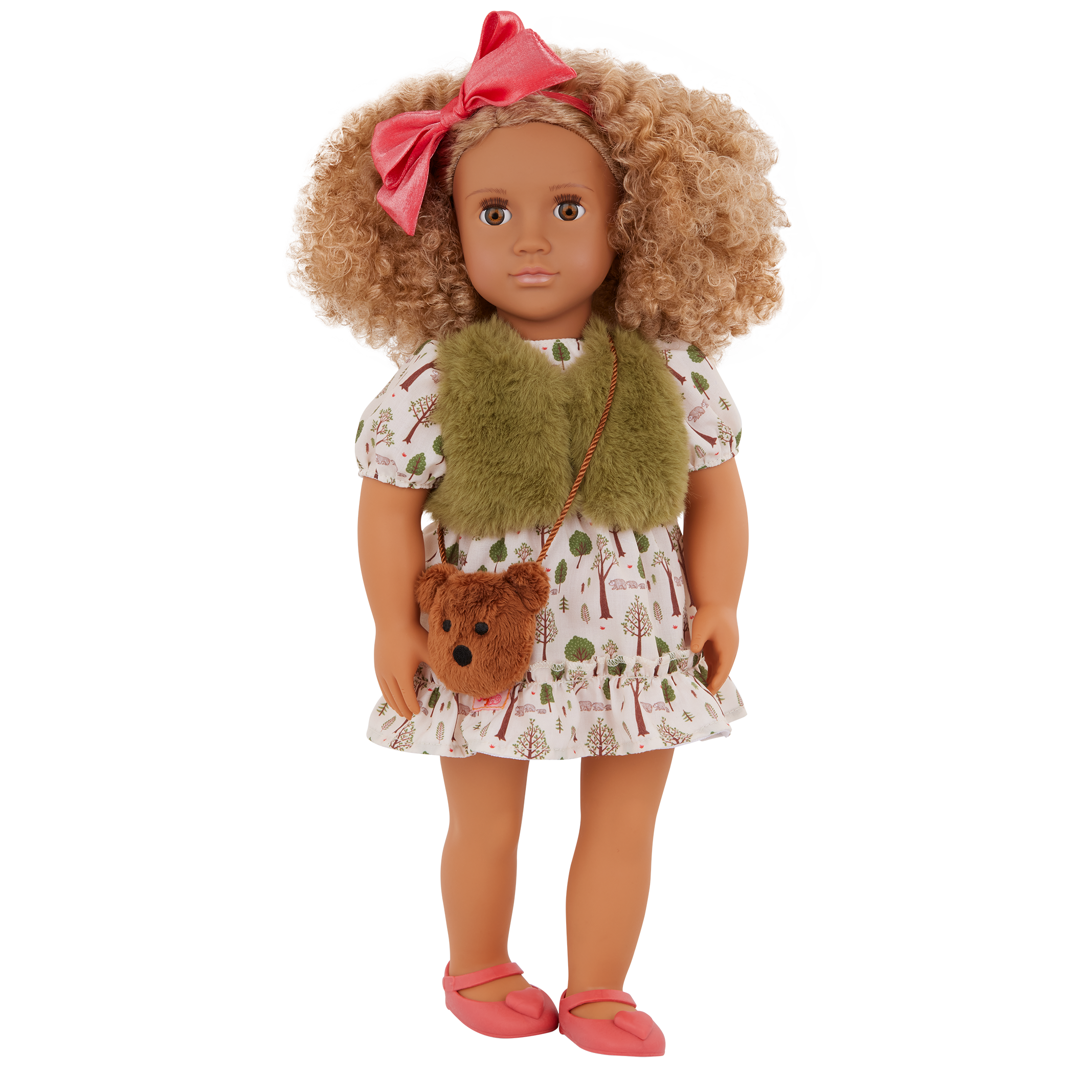 Addison - 46cm Fashion Doll - OG Doll with Light Brown Curly Hair - Toys for Kids - Our Generation UK