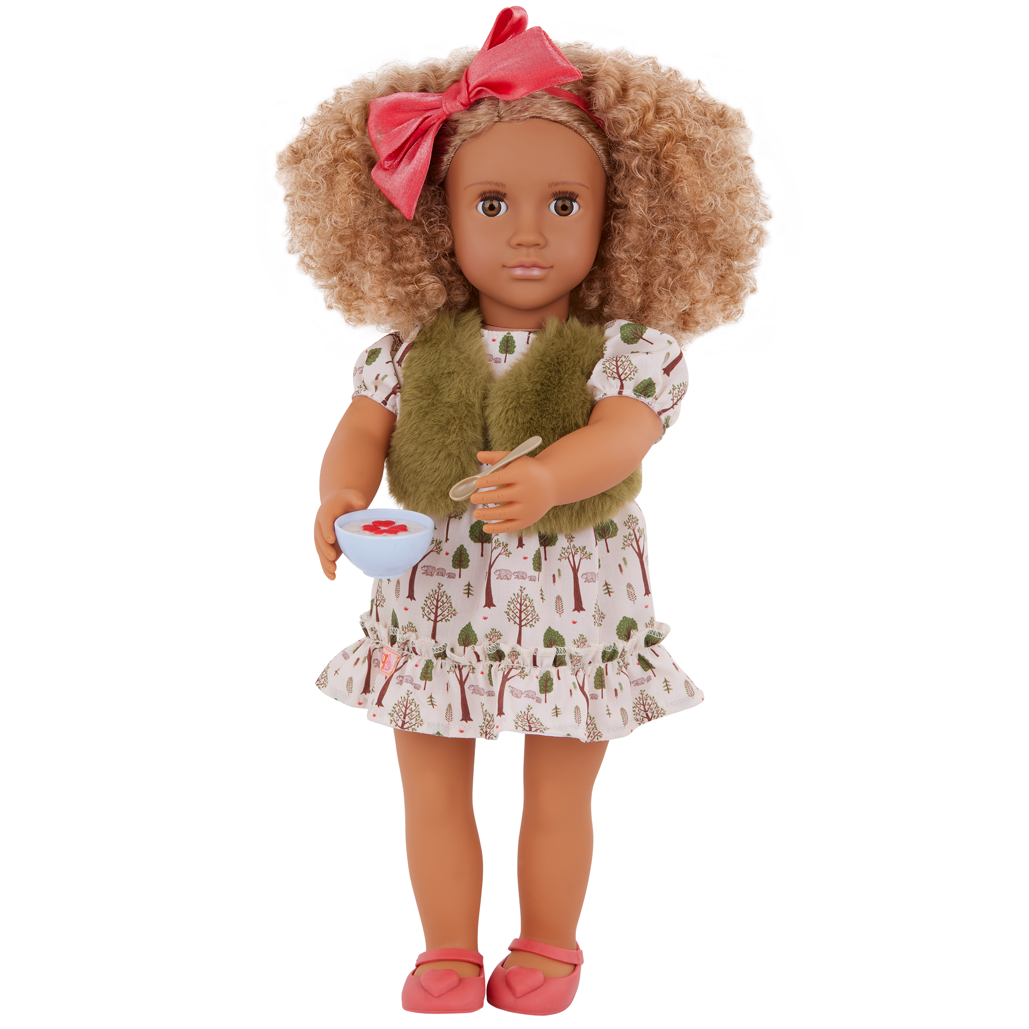 Addison - 46cm Fashion Doll - OG Doll with Light Brown Curly Hair - Toys for Kids - Our Generation UK