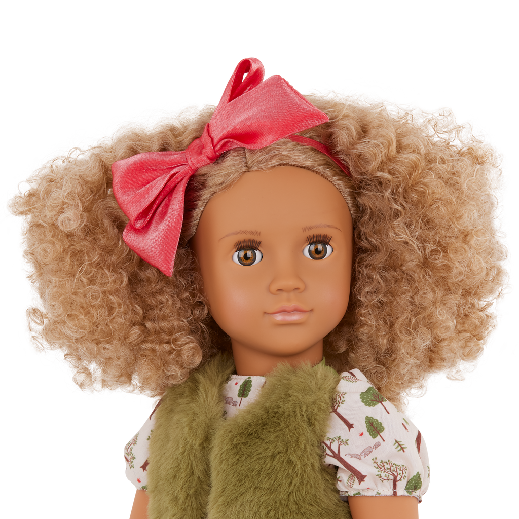 Addison - 46cm Fashion Doll - OG Doll with Light Brown Curly Hair - Toys for Kids - Our Generation UK