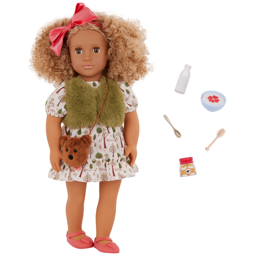Addison - 46cm Fashion Doll - OG Doll with Light Brown Curly Hair - Toys for Kids - Our Generation UK