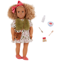 Addison - 46cm Fashion Doll - OG Doll with Light Brown Curly Hair - Toys for Kids - Our Generation UK
