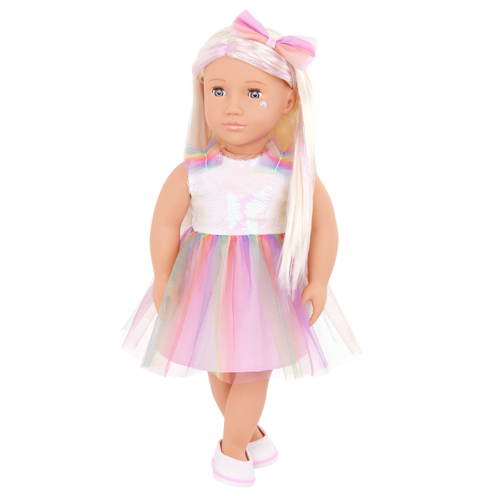 Iris - 46cm Fashion Doll - OG Doll with Blonde Hair with Highlights - Toys & Gifts for Kids - Our Generation UK