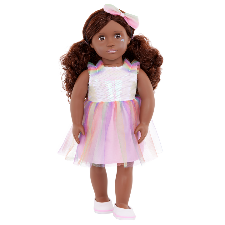 Revery - 46cm Fashion Doll - OG Doll with Brown Hair & Brown Eyes - Toys & Gifts for Kids - Our Generation UK