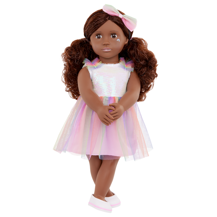 Revery - 46cm Fashion Doll - OG Doll with Brown Hair & Brown Eyes - Toys & Gifts for Kids - Our Generation UK