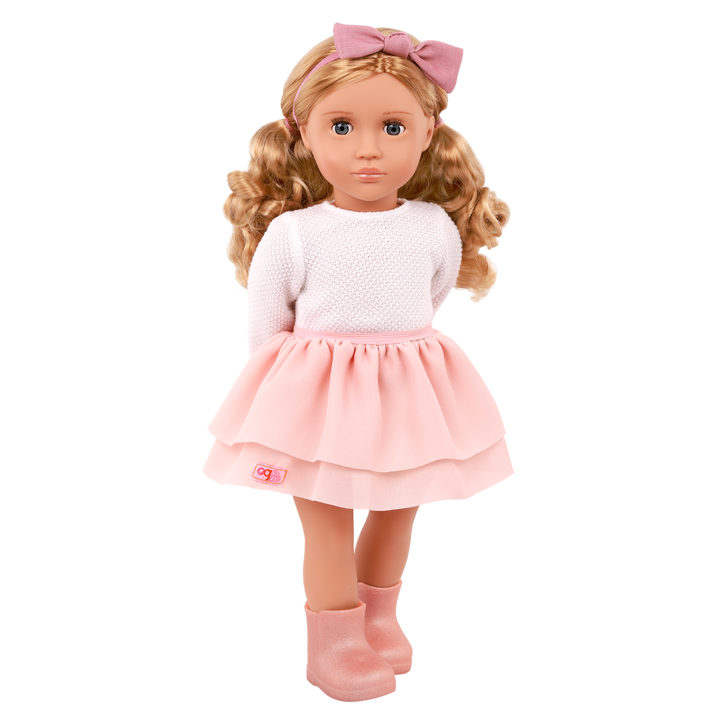 Effie - 46cm Fashion Doll with Grey Eyes & Blonde Hair - Gift Ideas for Kids - Our Generation