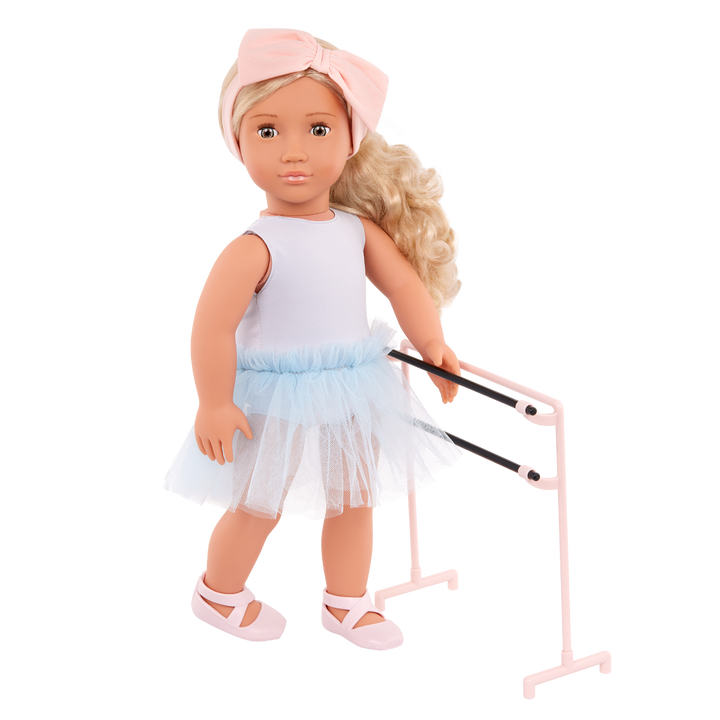 Prima - 46cm Ballet Doll - OG Doll with Blonde Hair & Brown Eyes - Doll with Ballet Accessories - Toys & Gifts for Kids - Our Generation