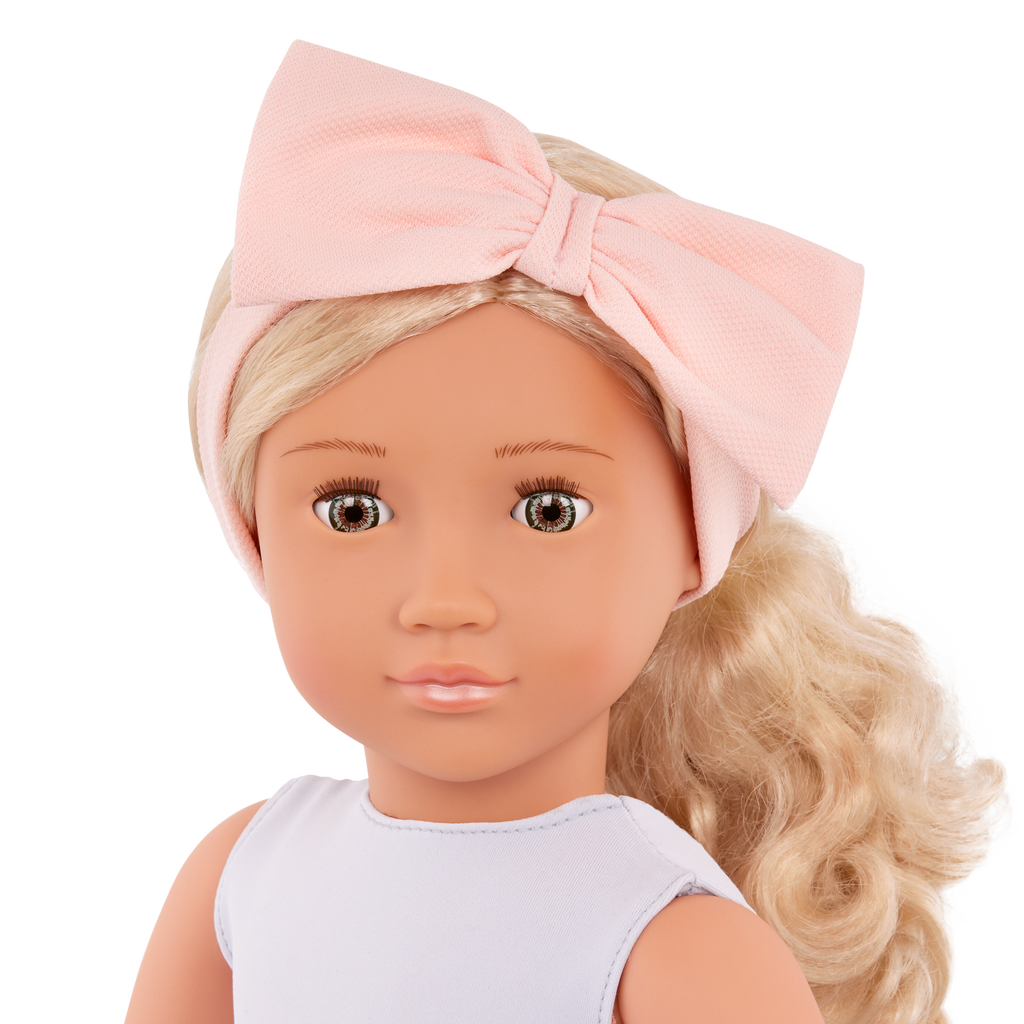 Prima - 46cm Ballerina Doll & Dancing Accessories - OG Doll with Blonde Hair & Grey Eyes - Gifts for Kids - Our Generation
