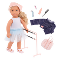 Prima - 46cm Ballerina Doll & Dancing Accessories - OG Doll with Blonde Hair & Grey Eyes - Gifts for Kids - Our Generation