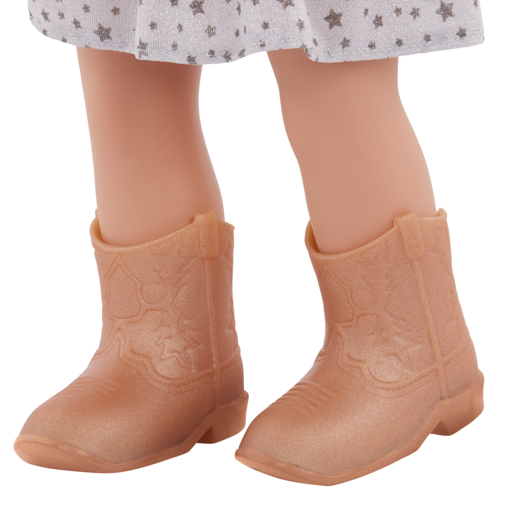 Abigale - 46cm Equestrian Doll - Brown Eyes & Grey Hair - Horse Riding Doll - Our Generation