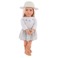 Abigale - 46cm Equestrian Doll - Brown Eyes & Grey Hair - Horse Riding Doll - Our Generation