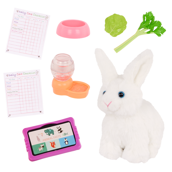  Tabby - OG Doll & Pet Bunny Rabbit - Doll with Blonde Hair & Brown Eyes - Deluxe Doll - Doll with Storybook - Gifts for Kids - Our Generation UK