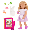 Tabby - 46cm Doll with Pet Rabbit - Doll with Blonde Hair & Brown Eyes - Doll with Storybook - Toys & Gifts for Ages 3 Years + - Our Generation UK