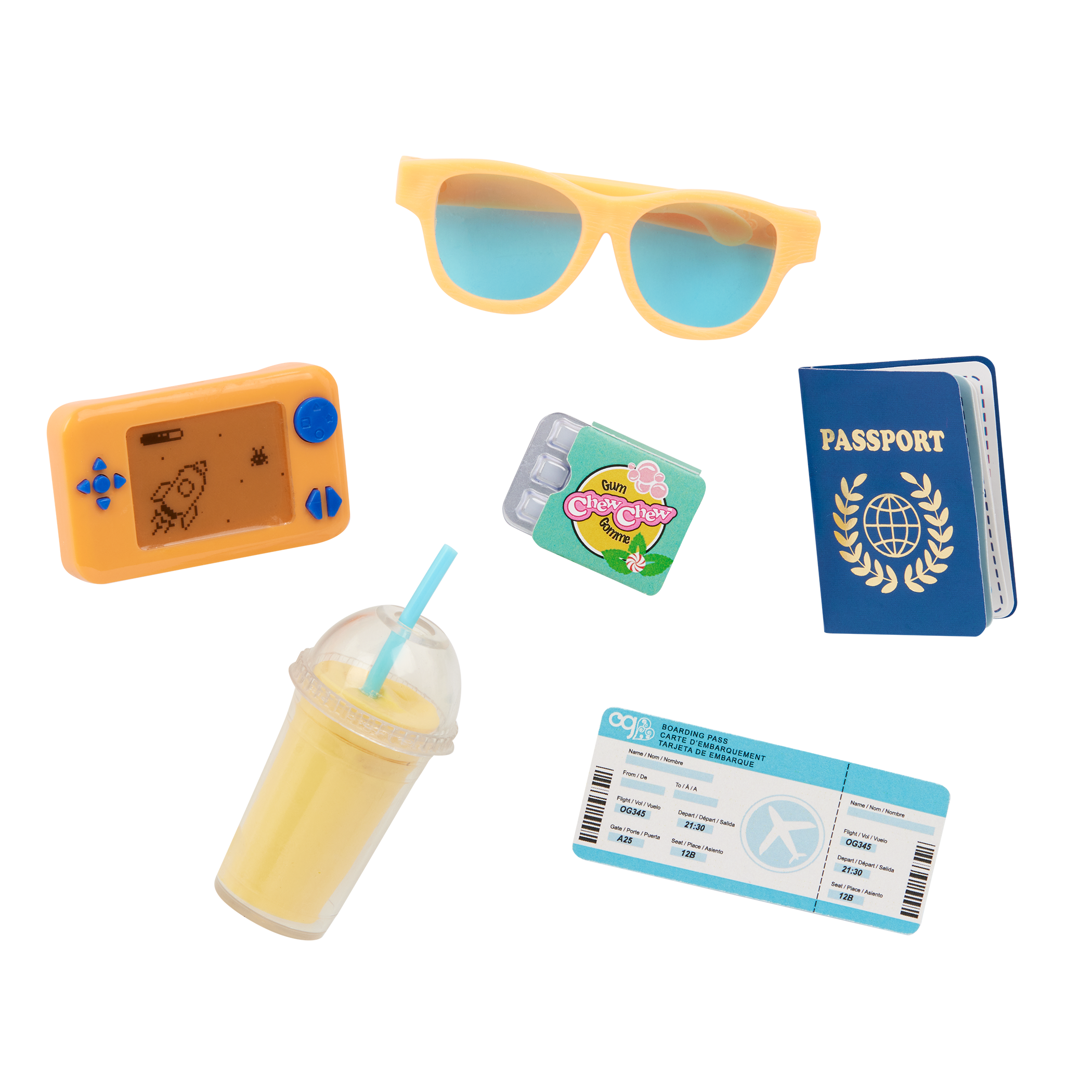 Milo - 46cm Boy Doll - Travel Doll with Blue Suitcase & Accesories- Boy Doll with Brown Hair & Eyes - Toys & Gifts for Kids - Our Generation