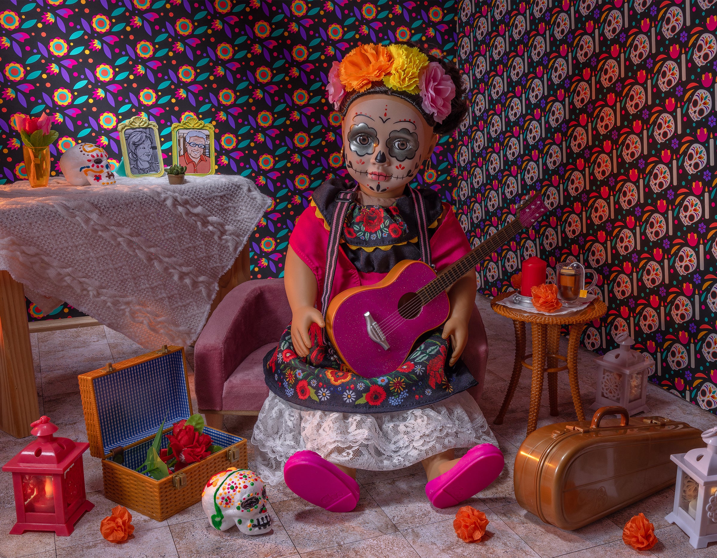 Esperanza - 46cm Day of the Dead Doll - Halloween Theme Doll - Our Generation UK