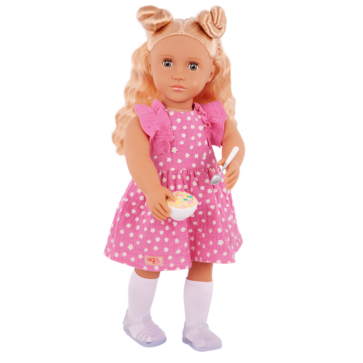 Gillian - 46cm Sleepover Doll - OG Doll with Blonde Hair & Hazel Eyes - Toys & Gifts for Kids - Our Generation