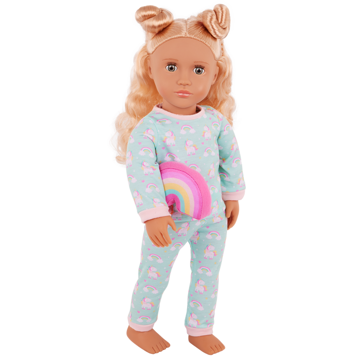 Gillian - 46cm Sleepover Doll - OG Doll with Blonde Hair & Hazel Eyes - Toys & Gifts for Kids - Our Generation