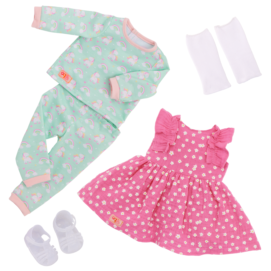 Gillian - 46cm Doll with Two Outfits - Doll with Blonde Hair & Pyjama Set - Toys & Gift Ideas for Kids 3 to 12 Years - Our Generation