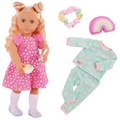 Gillian - 46cm Doll with Two Outfits - Doll with Blonde Hair & Pyjama Set - Toys & Gift Ideas for Kids 3 to 12 Years - Our Generation