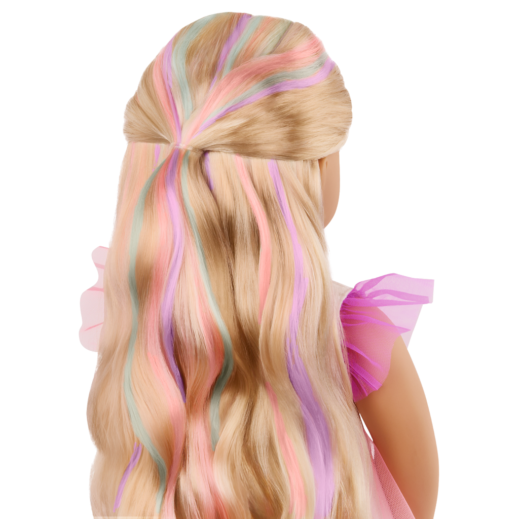 Tessie - 46cm Hair Play Doll - Doll with Blonde Hair & Hightlights - Hairstyling Accessories & Booklet - Gifts for Kids Ages 3 Years + - Our Generation UK