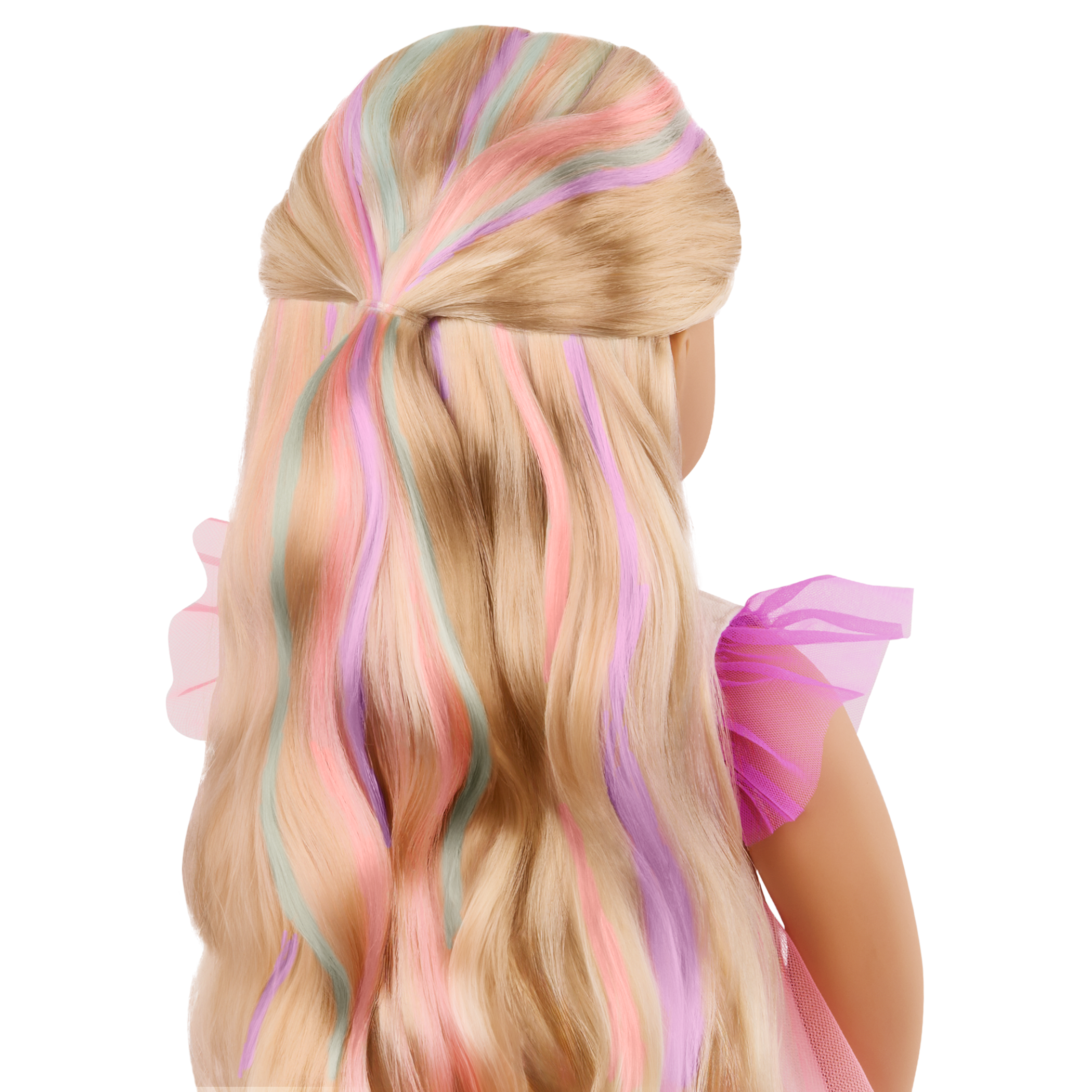 Tessie - 46cm Hair Play Doll - Doll with Blonde Hair & Hightlights - Hairstyling Accessories & Booklet - Gifts for Kids Ages 3 Years + - Our Generation UK