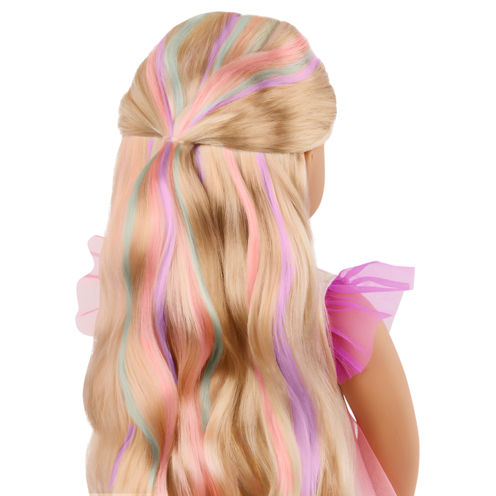 Tessie - 46cm Hair Play Doll - OG Doll with Blonde Hair & Highlights - Hair-Styling Booklet & Accessories - Toys for Kids 3 to 12 Years - Our Generation UK