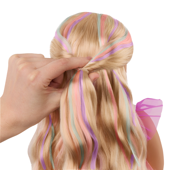 Tessie - 46cm Hair Play Doll - OG Doll with Blonde Hair & Highlights - Hair-Styling Booklet & Accessories - Toys for Kids 3 to 12 Years - Our Generation UK