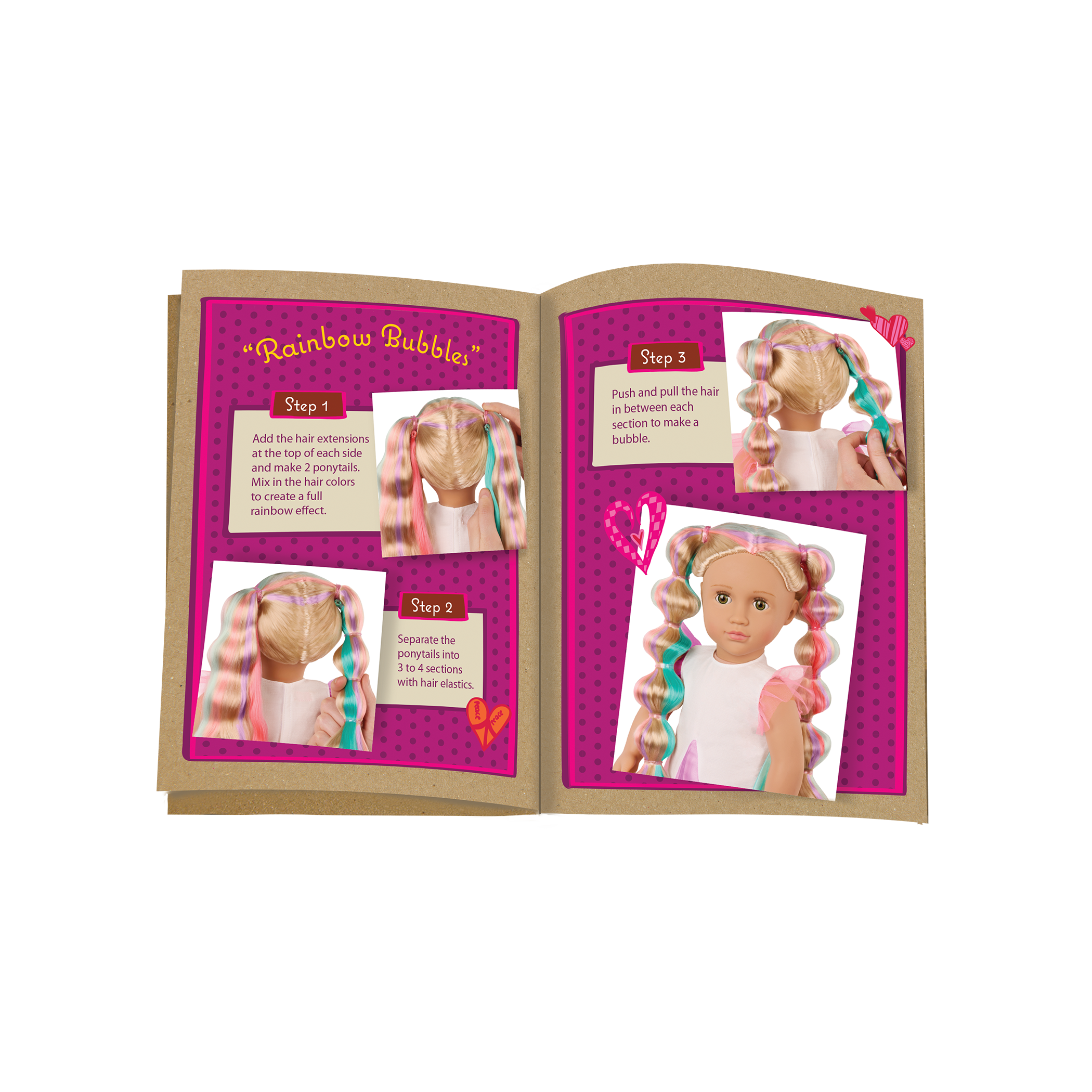 Tessie - 46cm Hair Play Doll - Doll with Blonde Hair & Hightlights - Hairstyling Accessories & Booklet - Gifts for Kids Ages 3 Years + - Our Generation UK