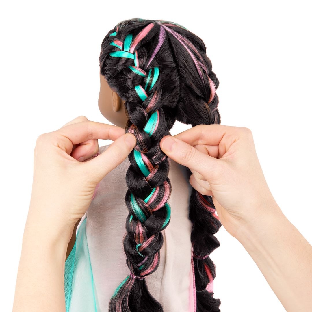 Tasha - Hair Grow Doll with Hair Styling Accessories - 46cm OG Doll - Toys & Gifts for Kids - Our Generation UK