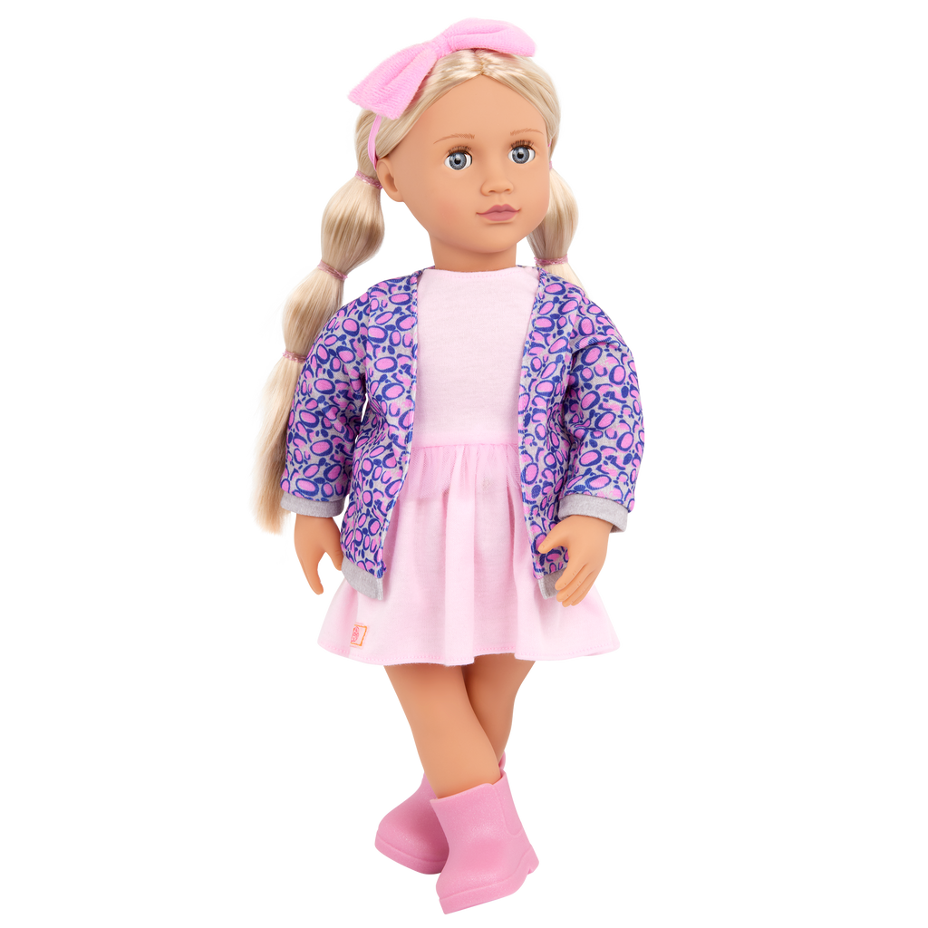 Joana - 46m Fashion Doll - Doll with Grey Eyes & Blonde Hair - Gift Ideas for Kids - Our Generation
