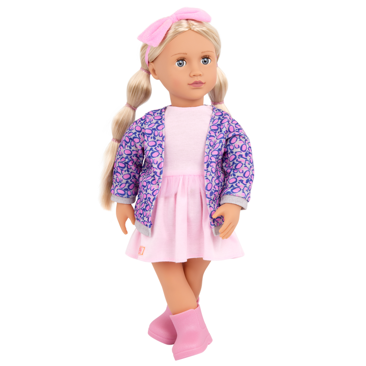 Joana - 46cm Our Generation Doll - Fashion Doll with Blonde Hair & Grey Eyes - Gifts for Kids - 3 Years + - Our Generation UK