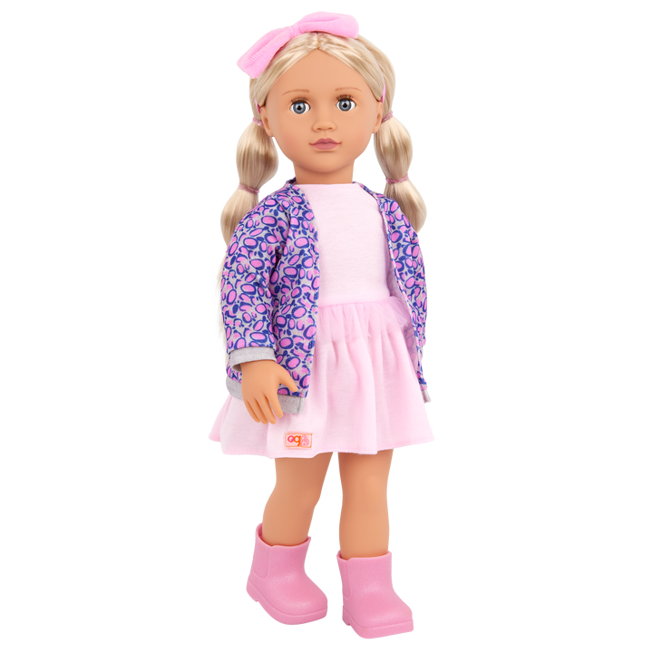 Joana - 46cm Our Generation Doll - Fashion Doll with Blonde Hair & Grey Eyes - Gifts for Kids - 3 Years + - Our Generation UK