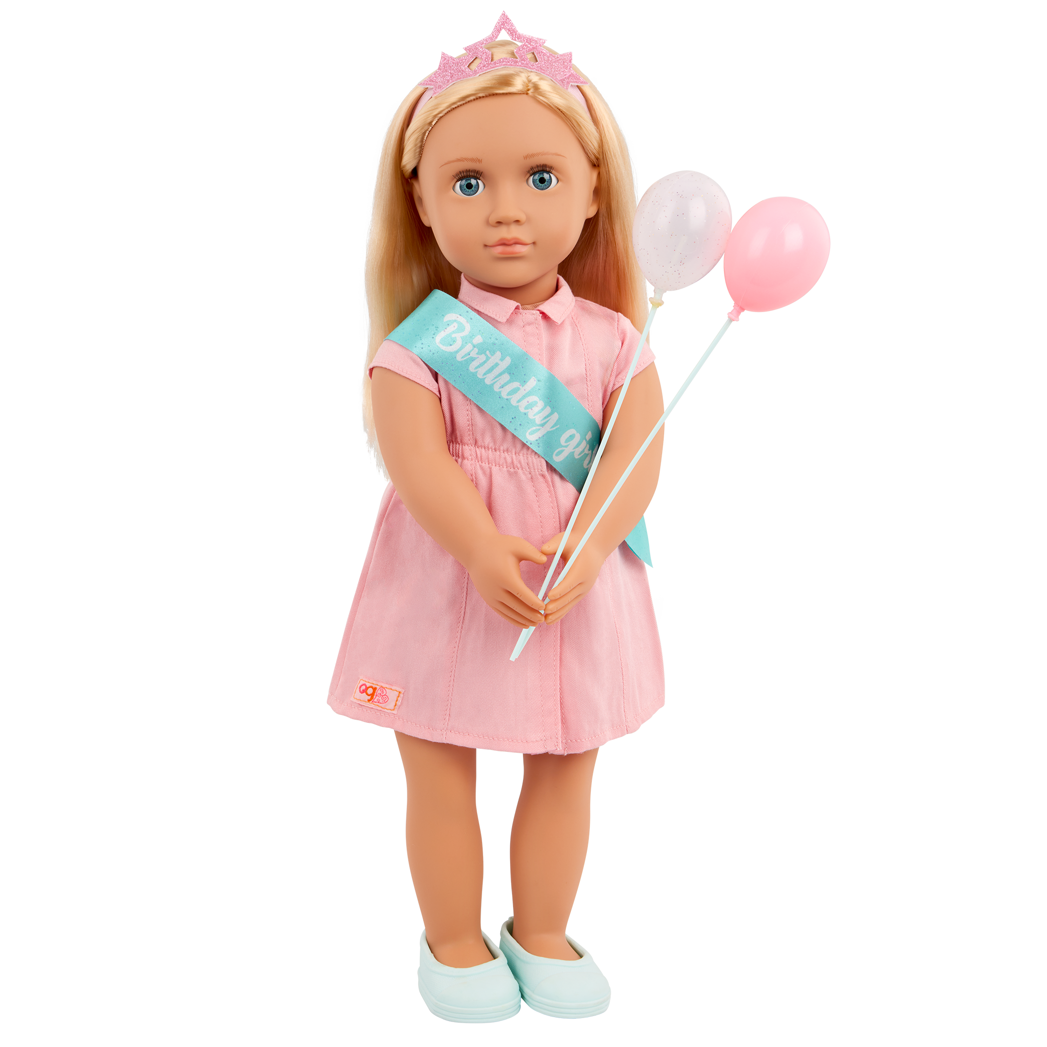 Brenna - 46cm Birthday Doll - OG Doll with Blonde Hair & Blue Eyes - Birthday Gifts for Kids - Our Generation