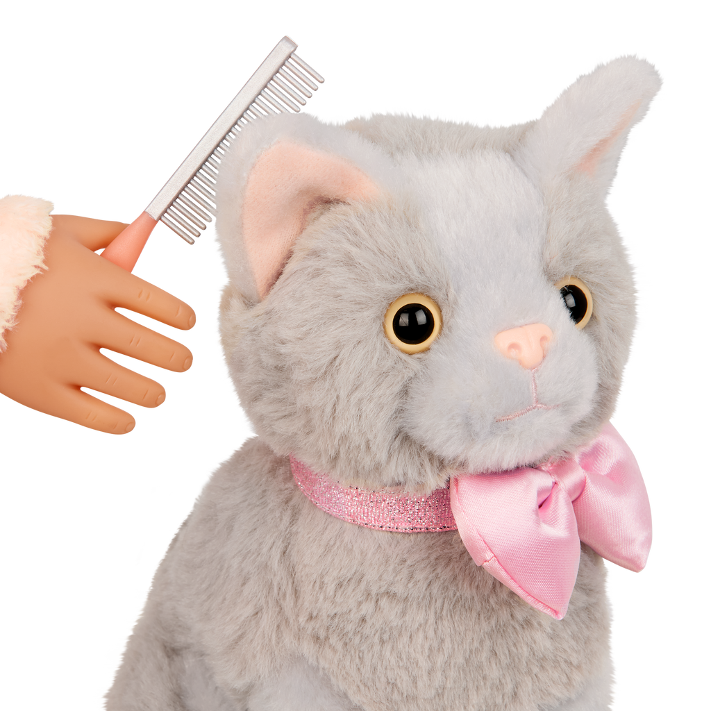 Sheela & Sammy - OG Doll & Pet Kitten - Doll with Blonde Hair - Kitten with Grey Fur - Gifts for Kids - Our Generation