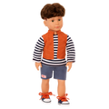 Connor - 46cm Boy Doll - Brown Hair & Eyes - Gift Ideas for Kids - Our Generation