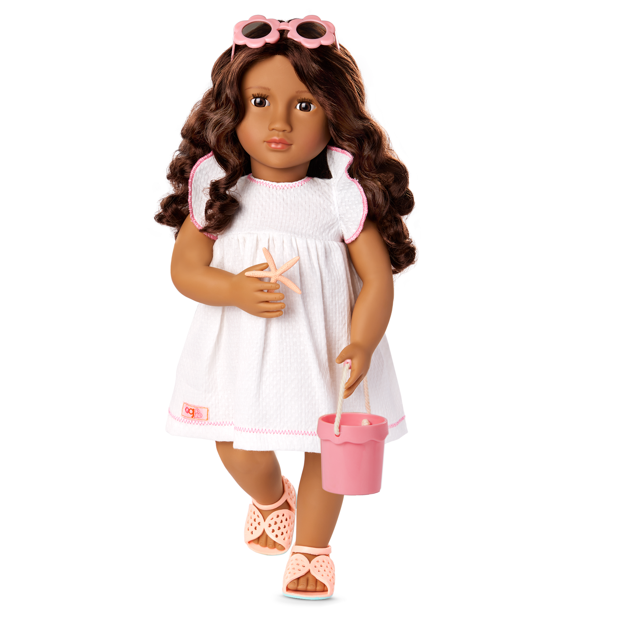 Gabriela - 46cm Beach Doll with Accessories - Doll & Storybook - Posable Doll - Gift Ideas for Kids - Our Generation UK
