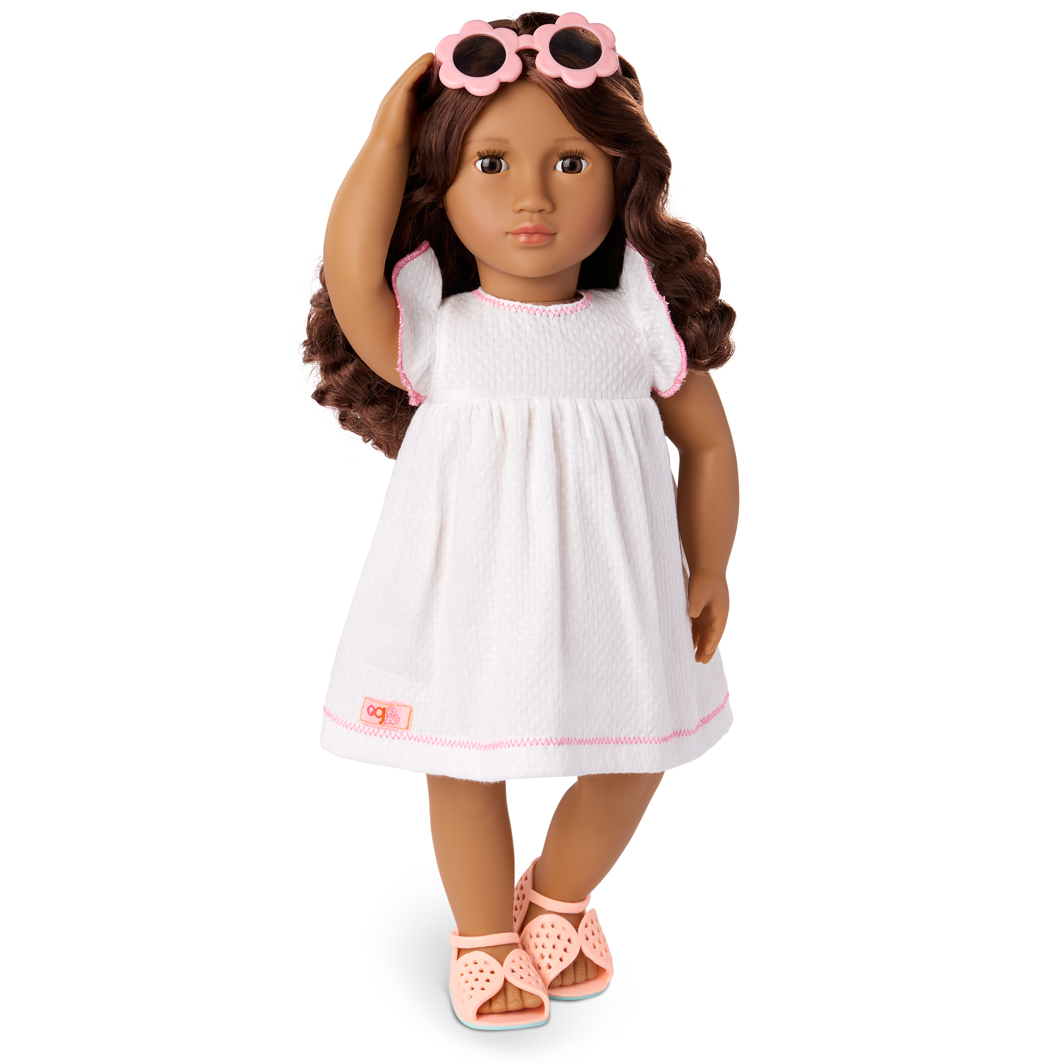 Gabriela - 46cm Beach Doll with Accessories - Doll & Storybook - Posable Doll - Gift Ideas for Kids - Our Generation UK