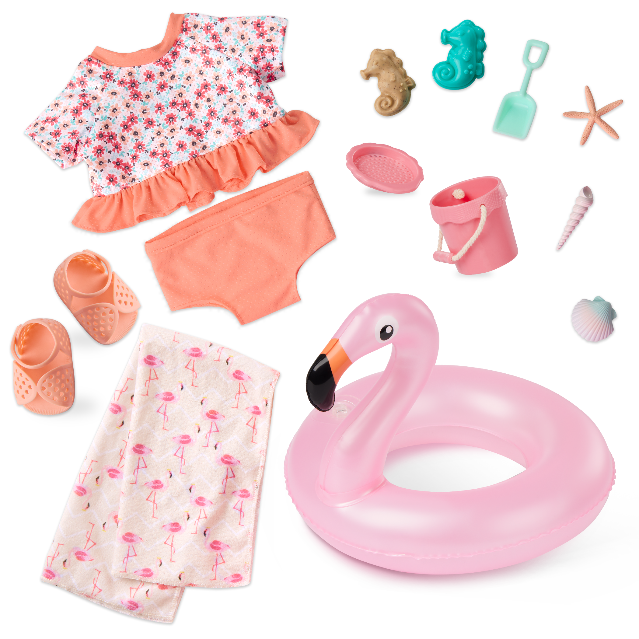 Gabriela - 46cm Beach Doll with Accessories - Doll & Storybook - Posable Doll - Gift Ideas for Kids - Our Generation UK
