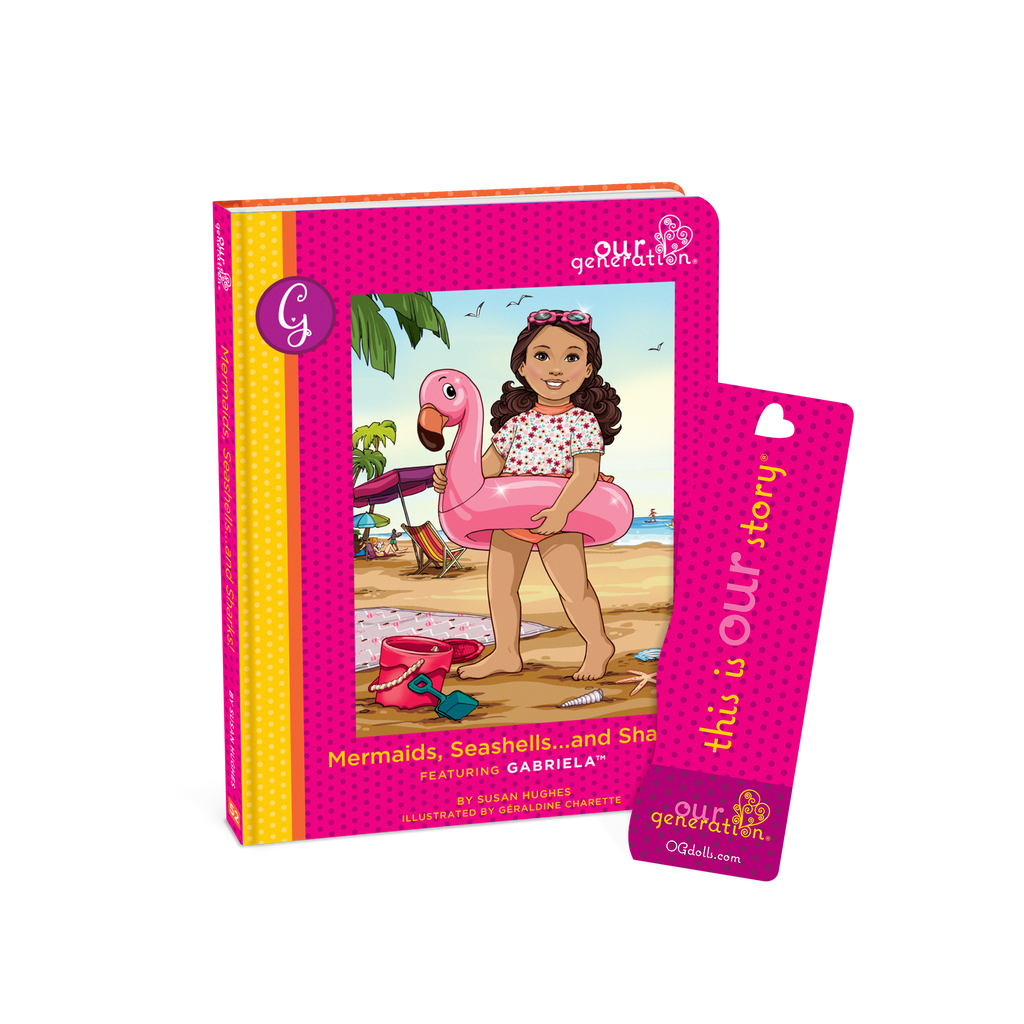 Gabriela - 46cm Beach Doll with Accessories - Doll & Storybook - Posable Doll - Gift Ideas for Kids - Our Generation UK