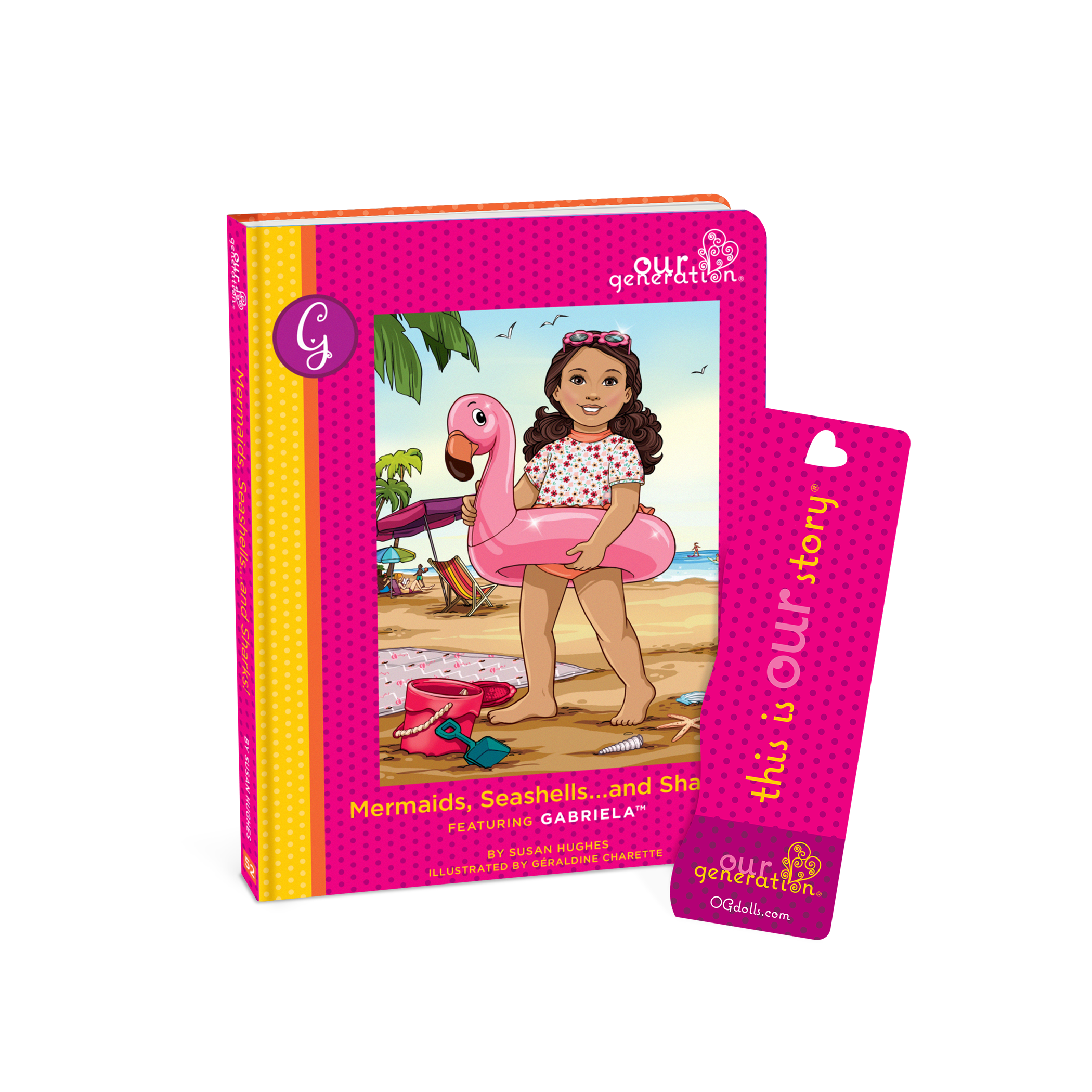 Gabriela - 46cm Beach Doll with Accessories - Doll & Storybook - Posable Doll - Gift Ideas for Kids - Our Generation UK