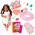 Gabriela - 46cm Beach Doll with Accessories - Doll & Storybook - Posable Doll - Gift Ideas for Kids - Our Generation UK