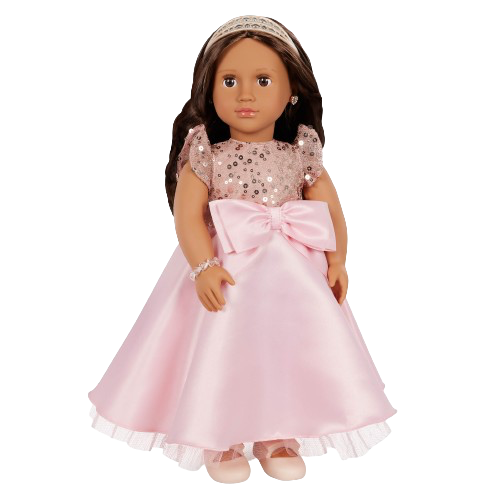Ayra - 30th Anniversary Edition Doll - Doll with Brown Hair & Eyes - Toys & Gifts for Kids - Doll with Tiara - Our Generation