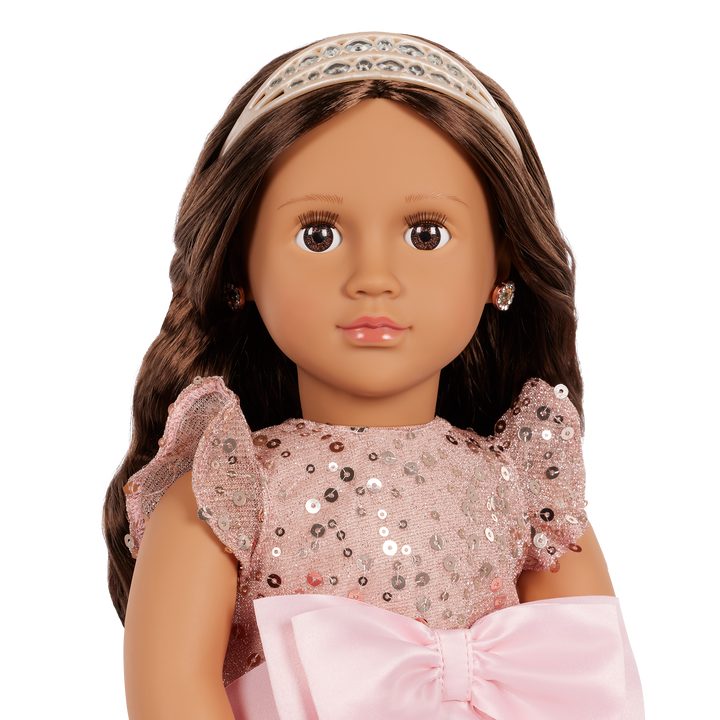 Ayra - 30th Anniversary Edition Doll - Doll with Brown Hair & Eyes - Toys & Gifts for Kids - Doll with Tiara - Our Generation