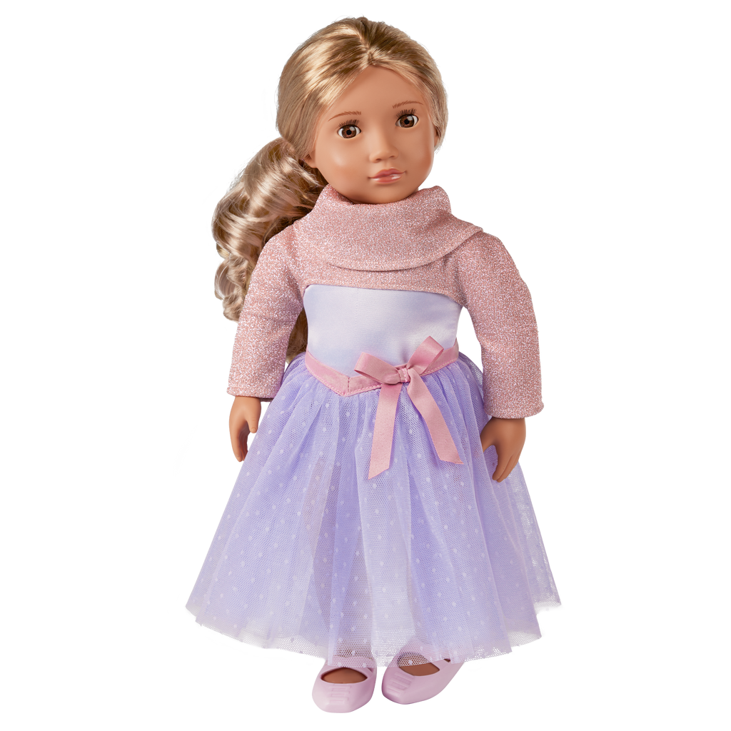 Jillie - 46cm Ballet Doll - OG Doll with Brown Eyes & Blonde Hair - Toys & Gifts for Kids - Our Generation UK