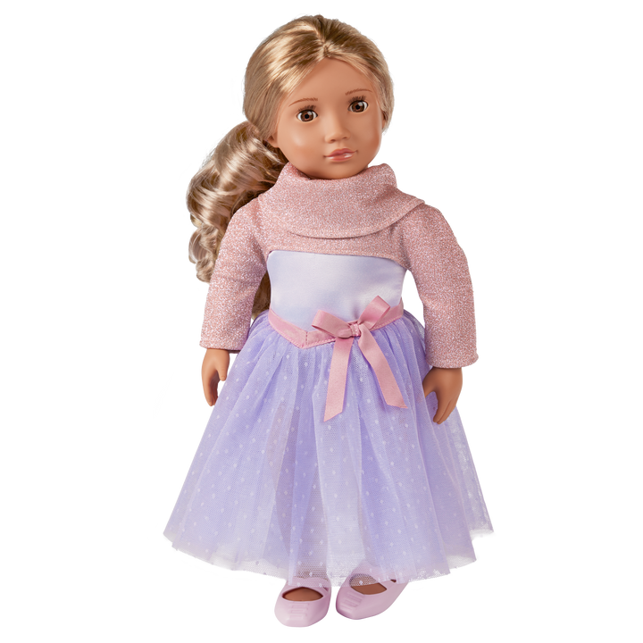 Jillie - 46cm Ballerina Doll - OG Doll with Blonde Hair & Brown Eyes - Toys & Gifts for Kids - Ages 3 Years +  Our Generation UK